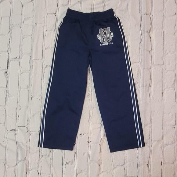 365 Kids Navy and White Monster Club Sweatpants Size 5 #MonsterClub - Picture 1 of 4